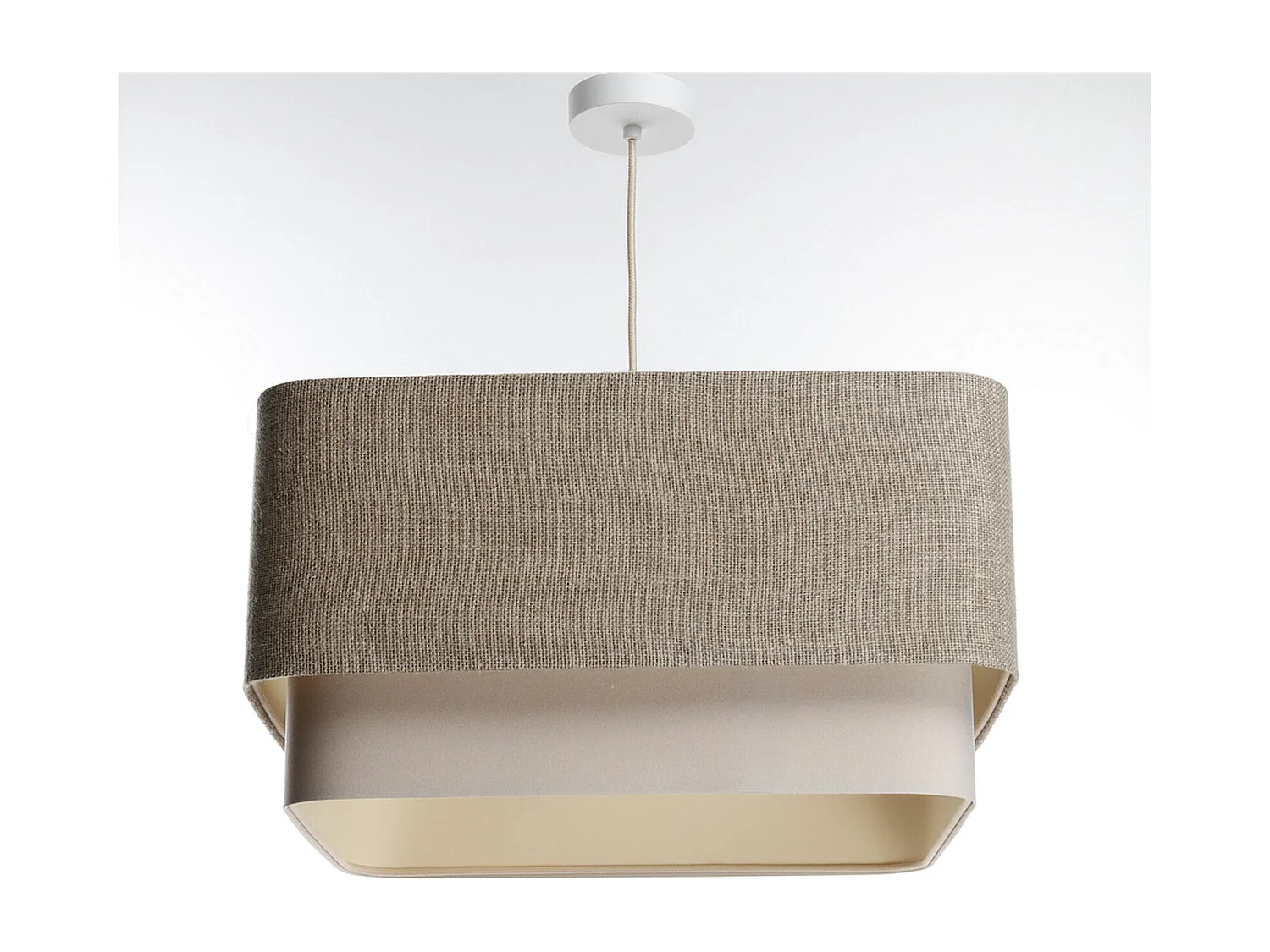 Suspension design épuré en lin