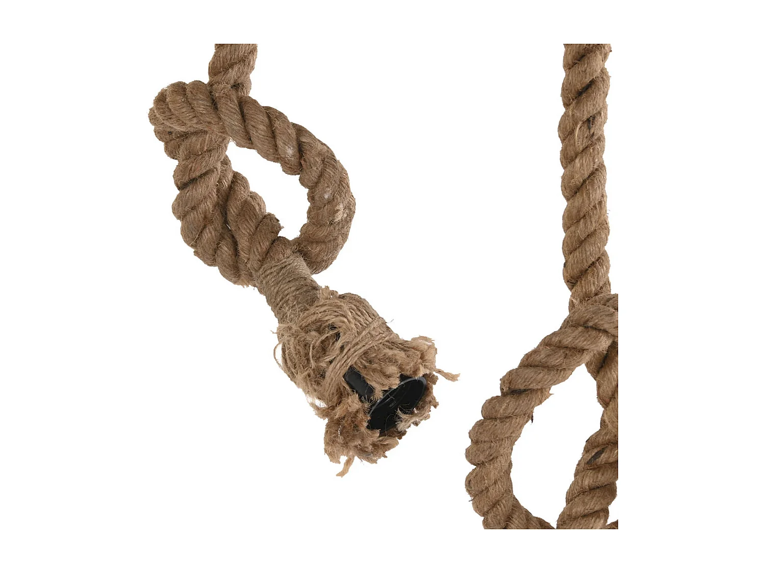 Suspension rustique chic en corde d'acacia pour intérieur