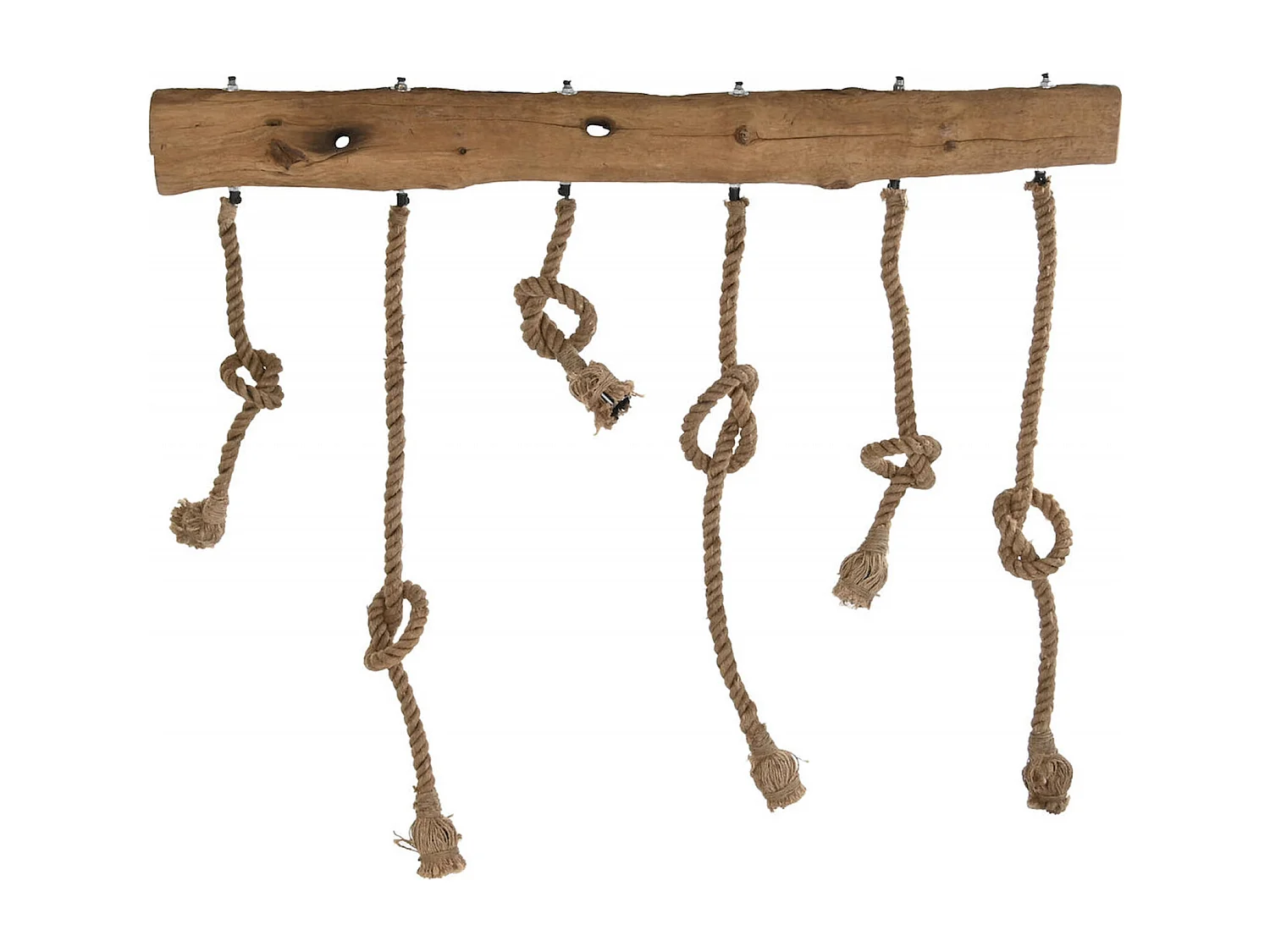 Suspension rustique chic en corde d'acacia pour intérieur