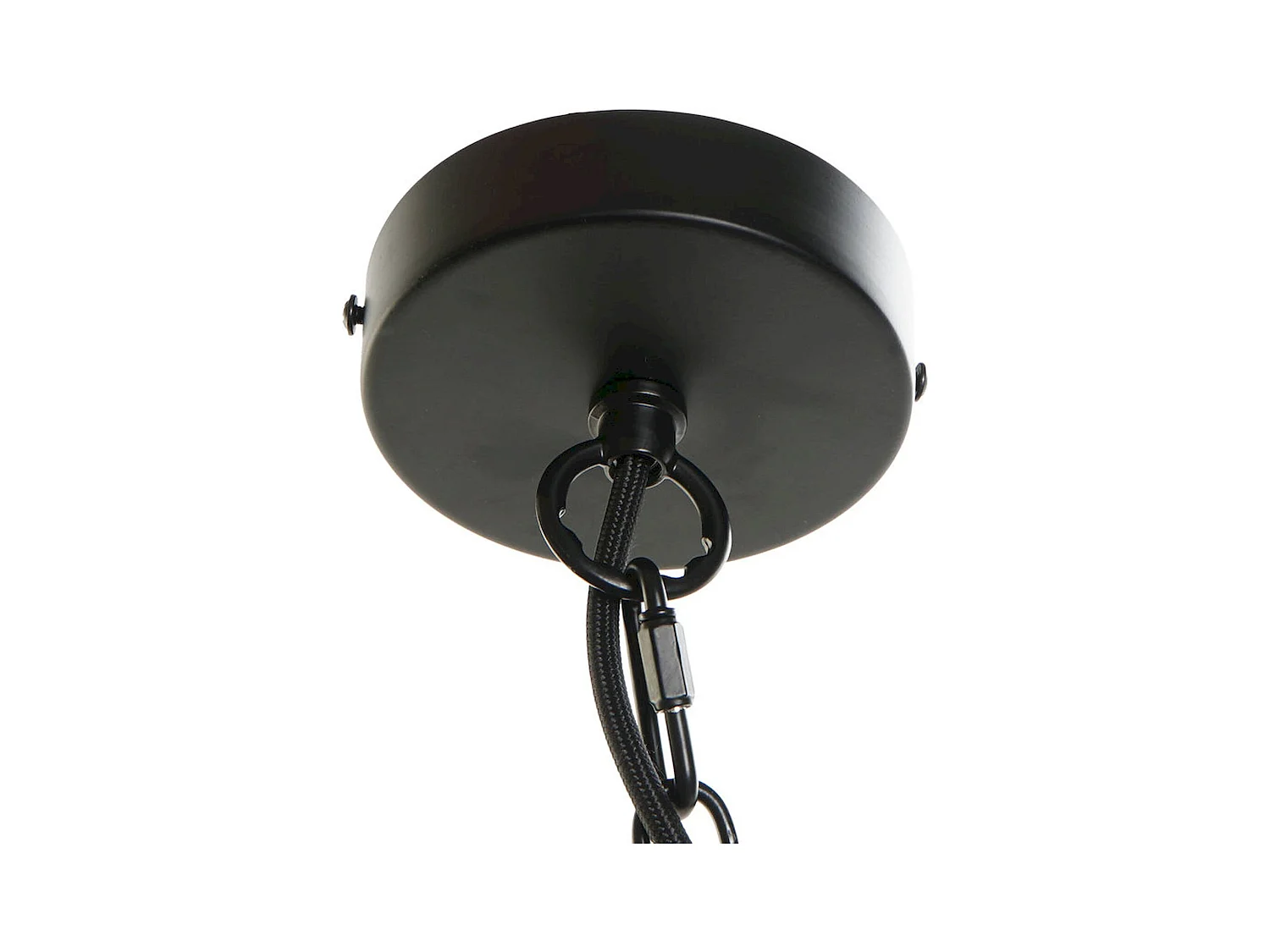 Suspension design industriel élégant métal brun noir