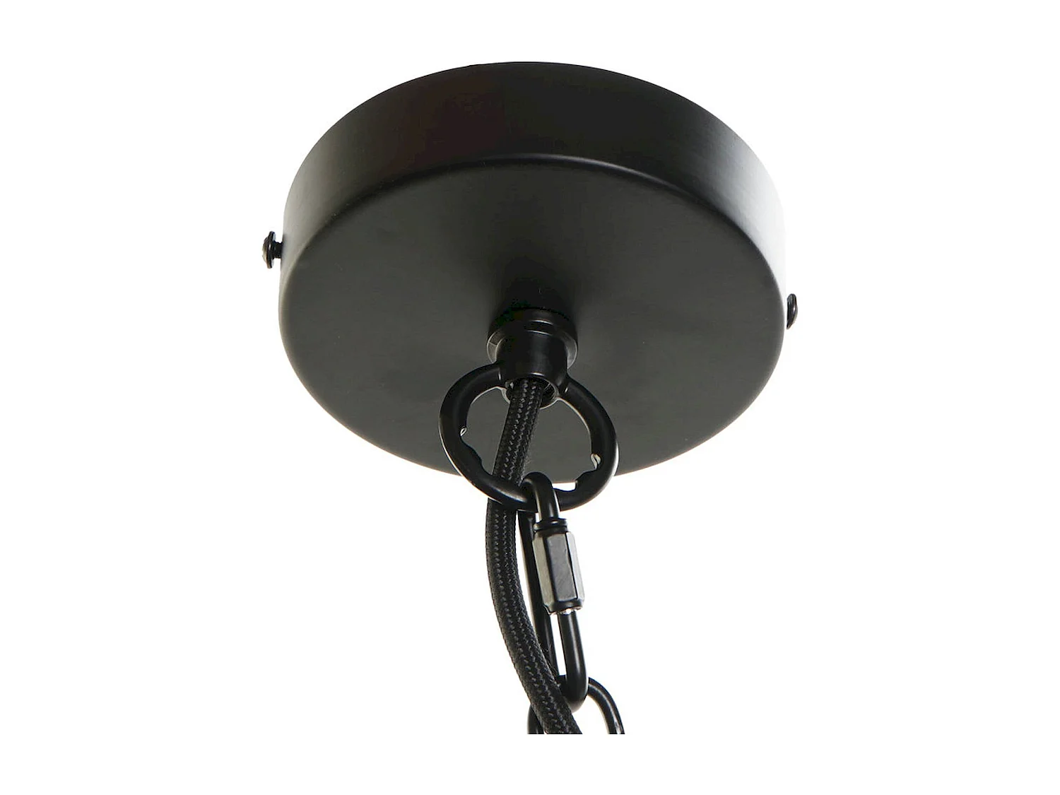 Suspension design industriel élégant métal brun noir