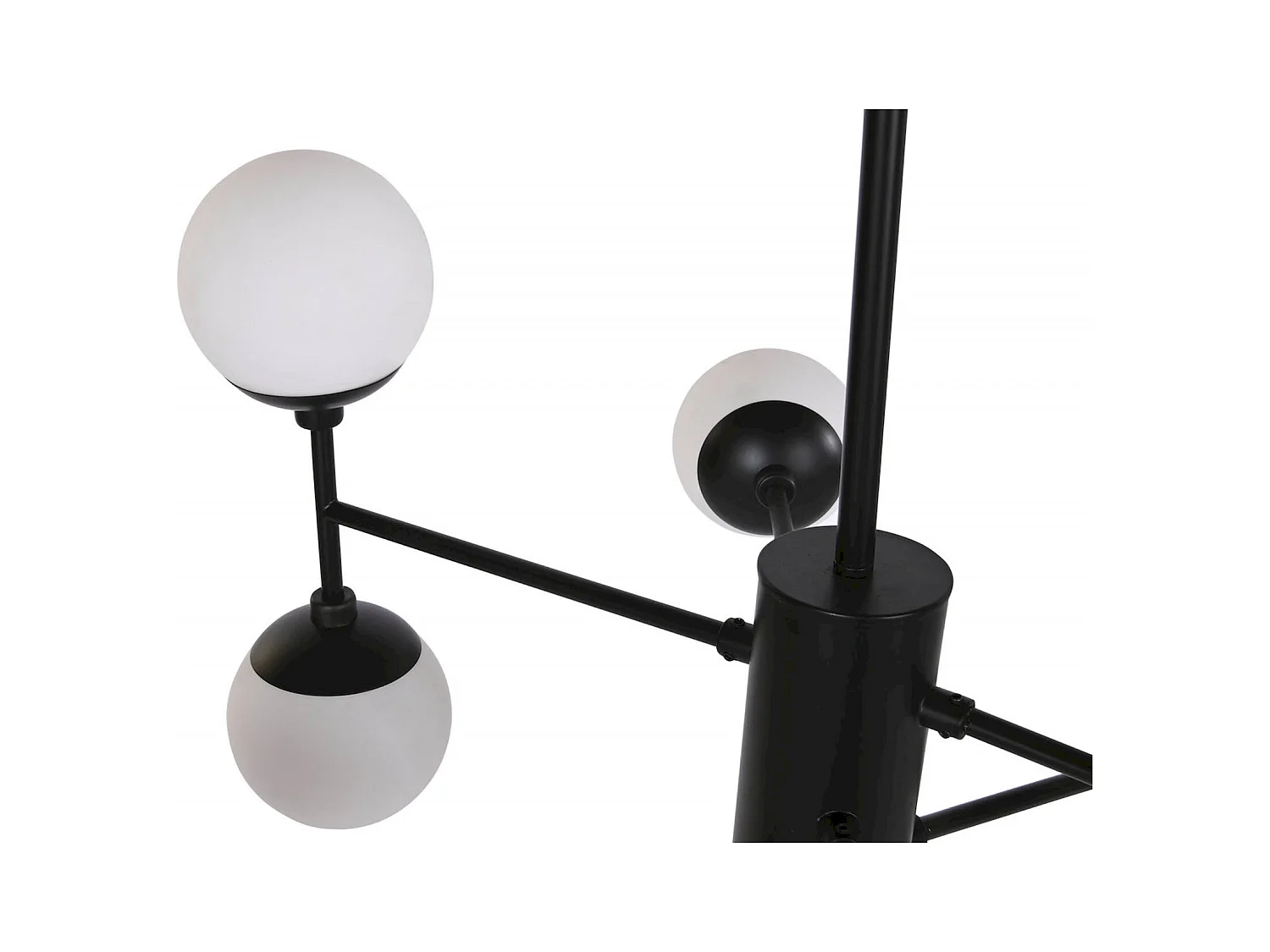 Suspension élégante verre et métal pour intérieur chic