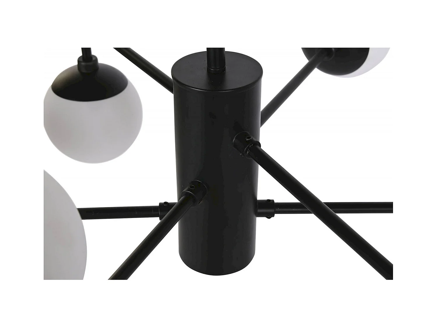 Suspension élégante verre et métal pour intérieur chic