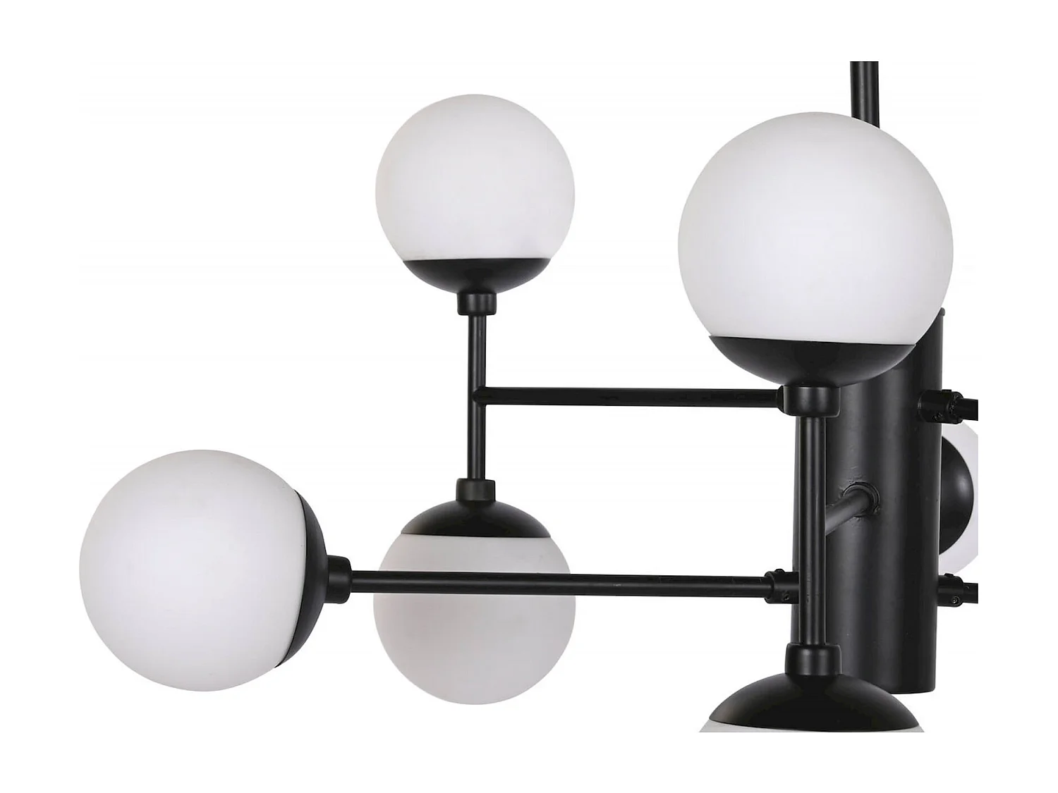 Suspension élégante verre et métal pour intérieur chic