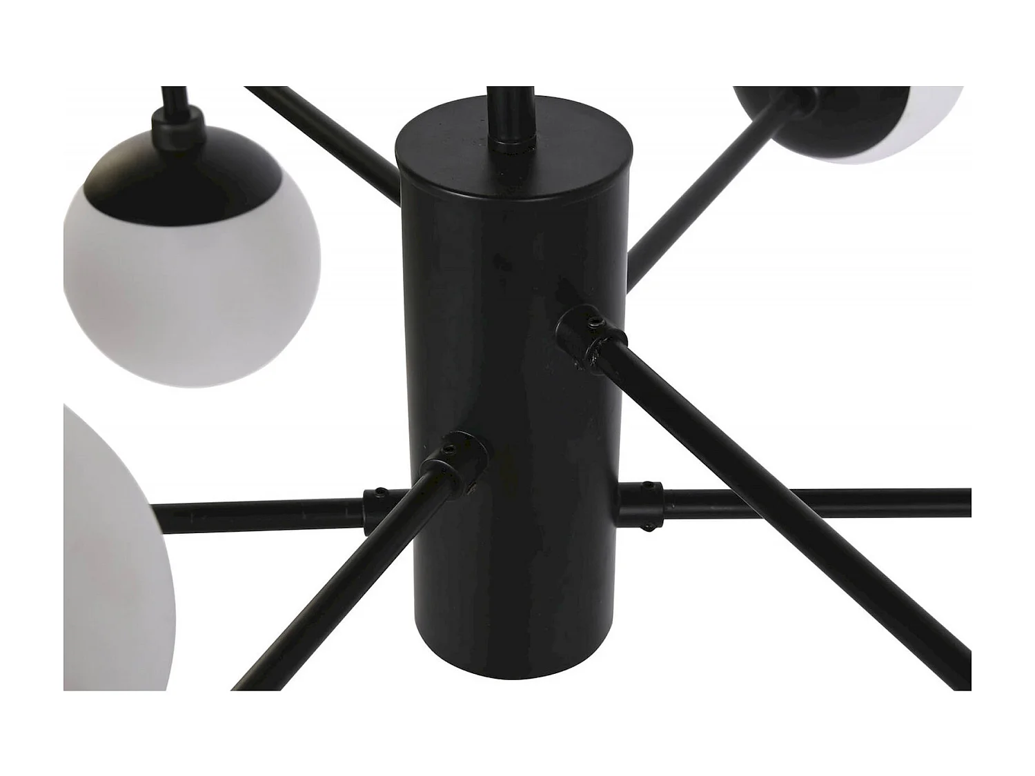 Suspension élégante verre et métal pour intérieur chic