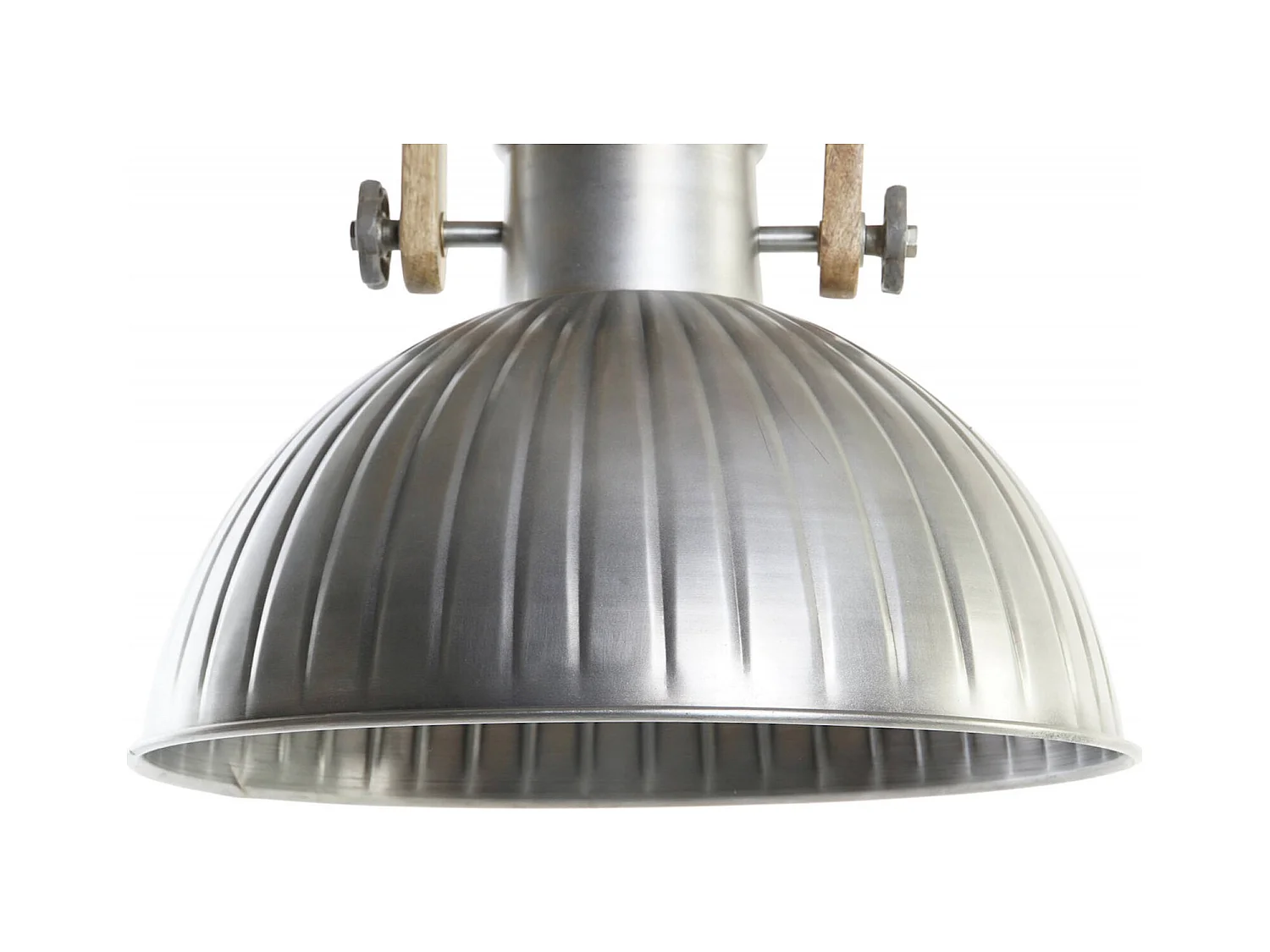 Suspension vintage argenté style industriel chic