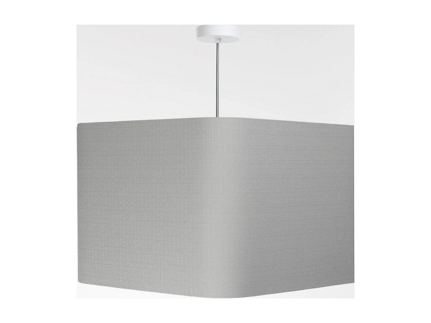 Suspension textile lin élégante - Hauteur 25 cm