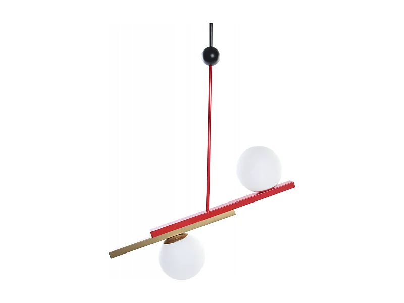 Suspension verre et métal pour intérieur chic