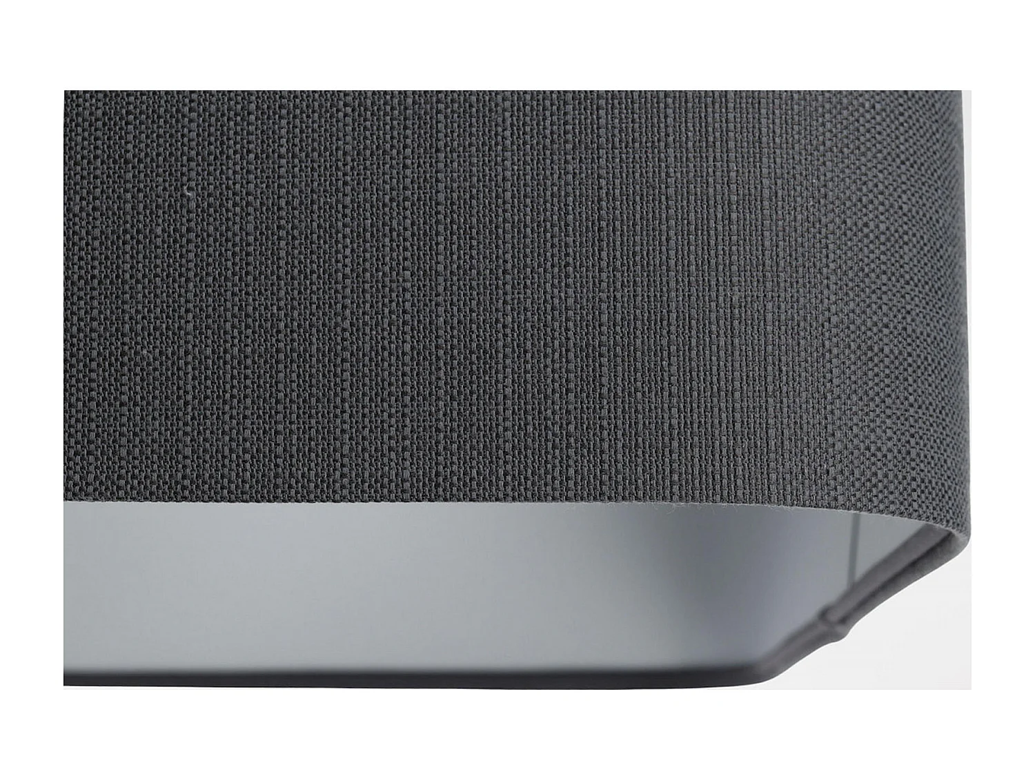 Suspension textile lin graphique design élégant - Hauteur 25 cm