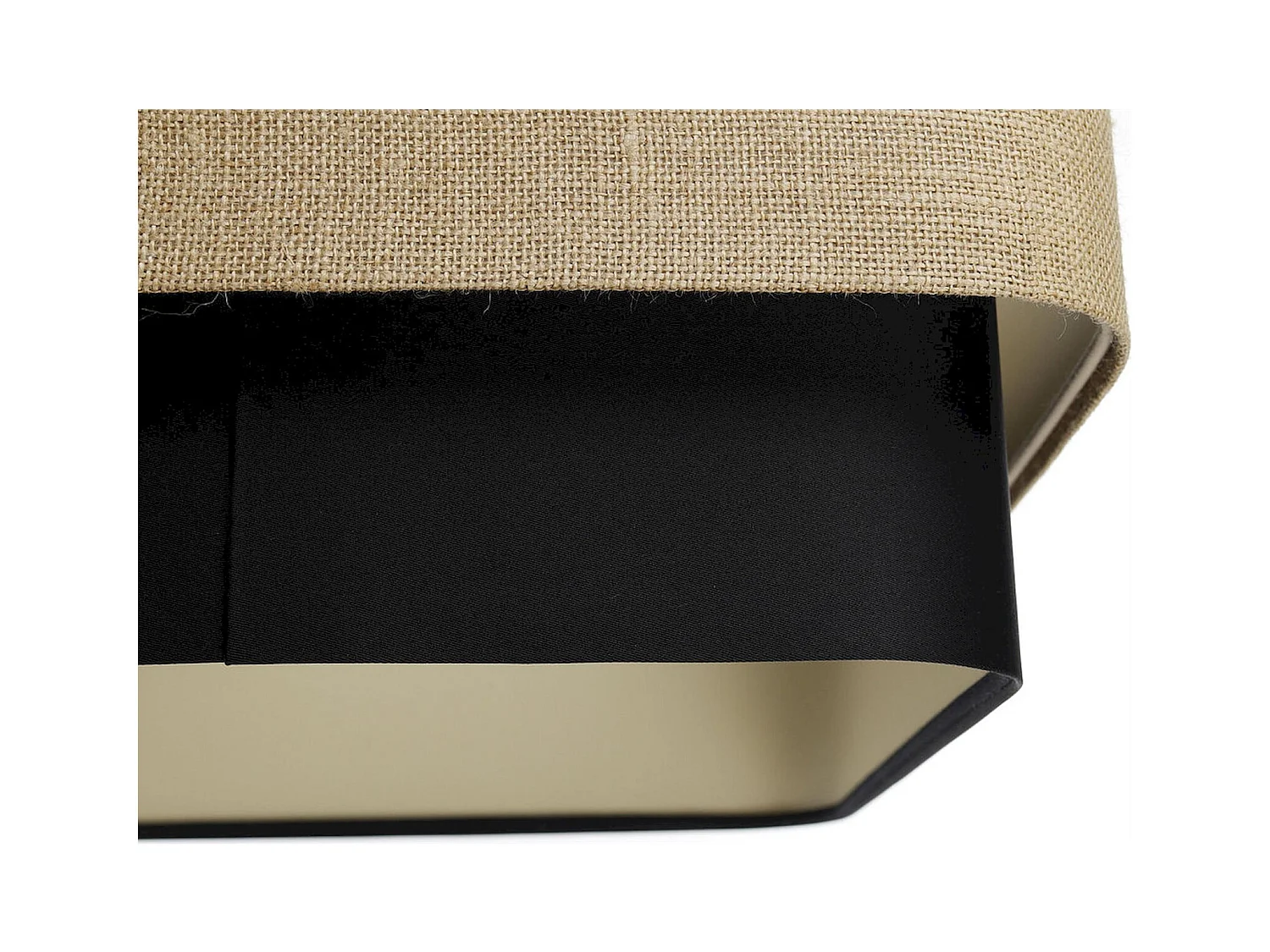 Suspension élégante en jute et PVC