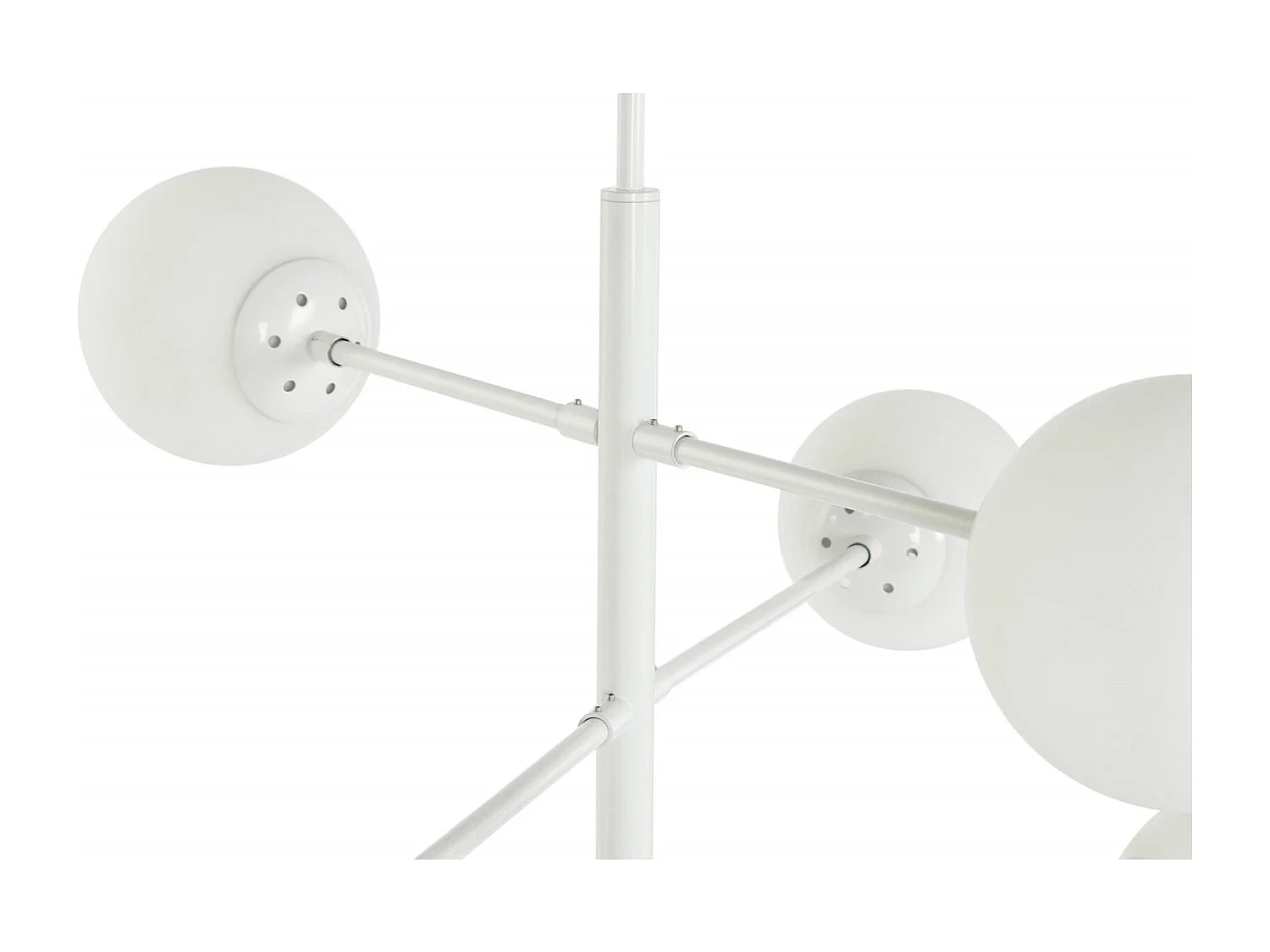 Suspension élégante verre blanc pour intérieur cosy