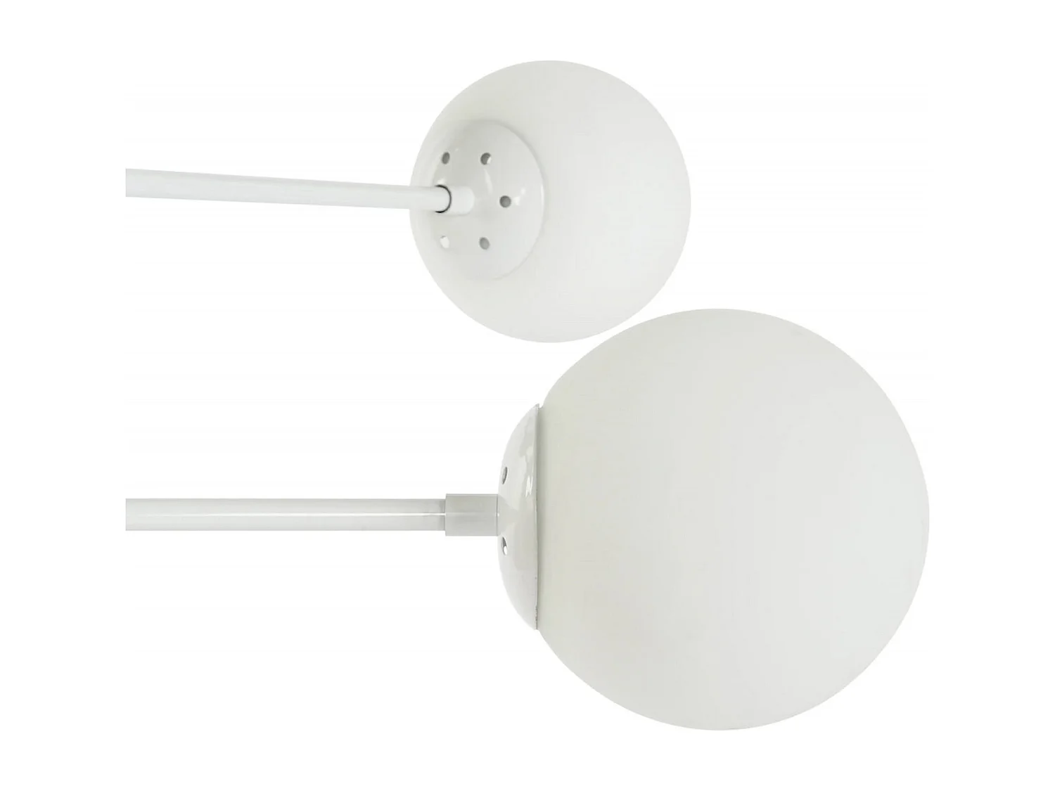 Suspension élégante verre blanc pour intérieur cosy