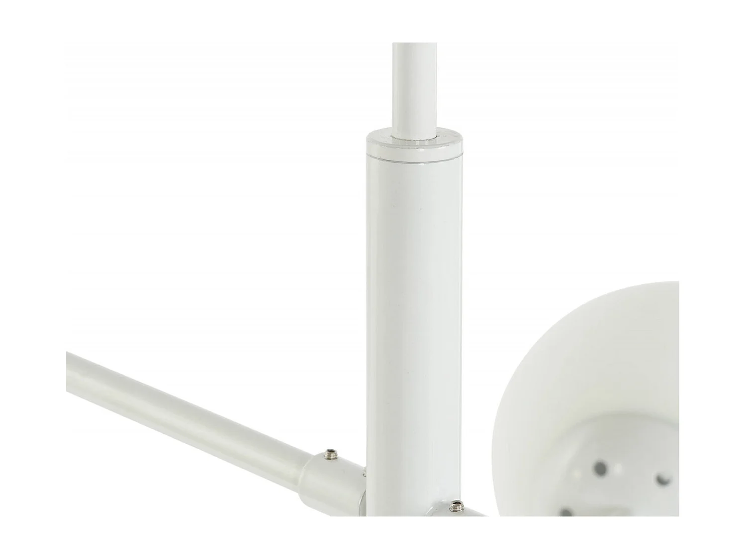 Suspension élégante verre blanc pour intérieur cosy