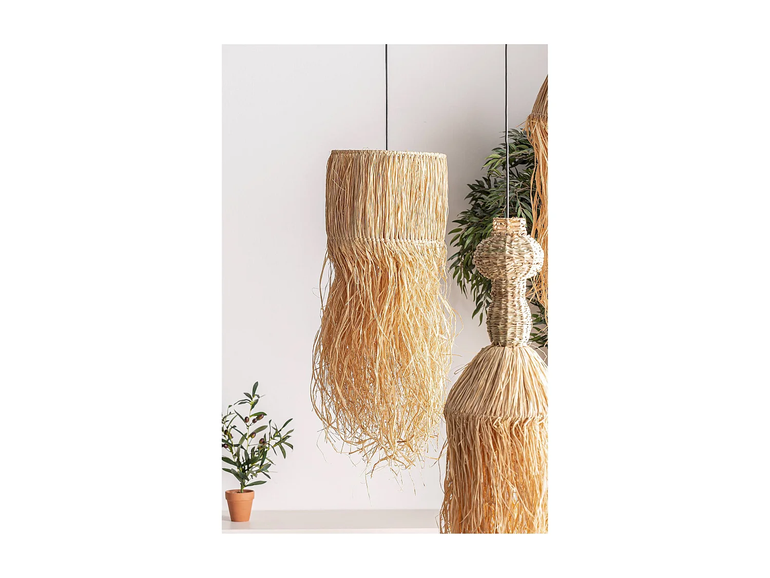 Suspension Boho en Fibre Naturelle
