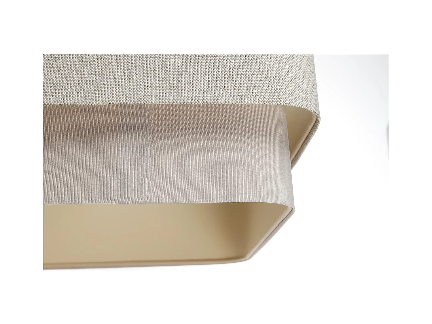 Suspension élégante en lin et polyester