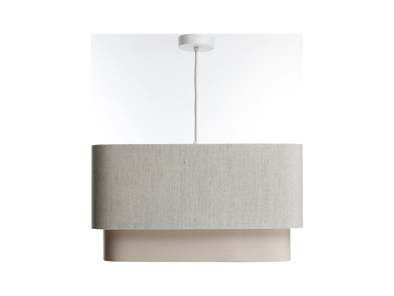 Suspension élégante en lin et polyester