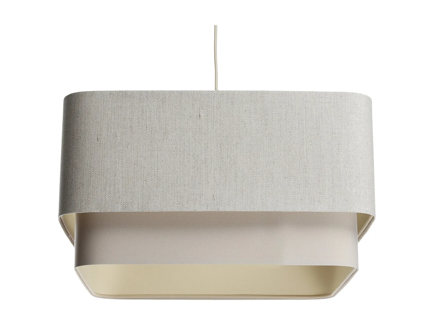 Suspension élégante en lin et polyester