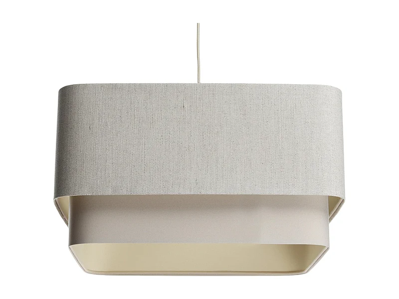 Suspension élégante en lin et polyester