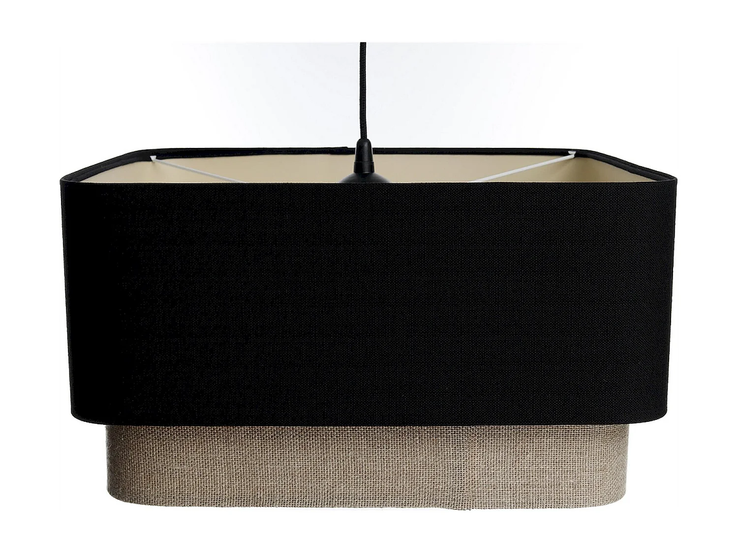 Suspension élégante et contemporaine en lin