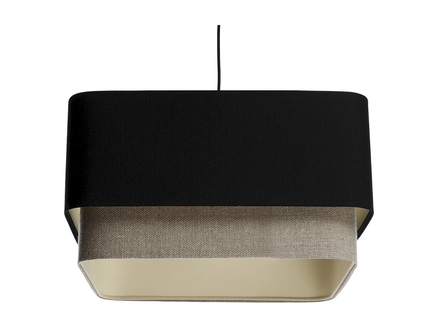 Suspension élégante et contemporaine en lin