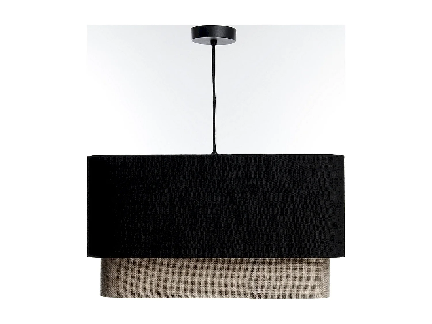 Suspension élégante et contemporaine en lin