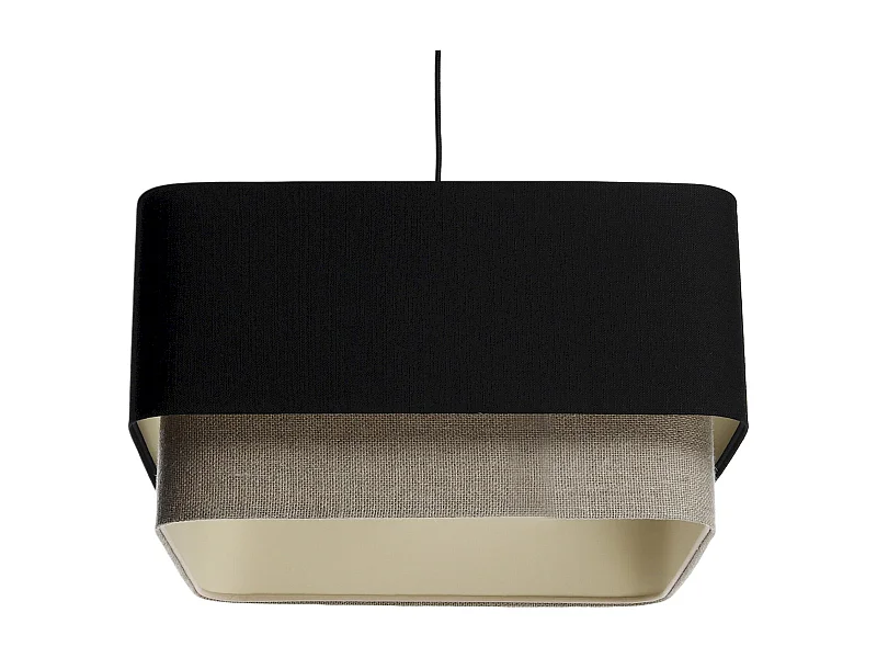 Suspension élégante et contemporaine en lin