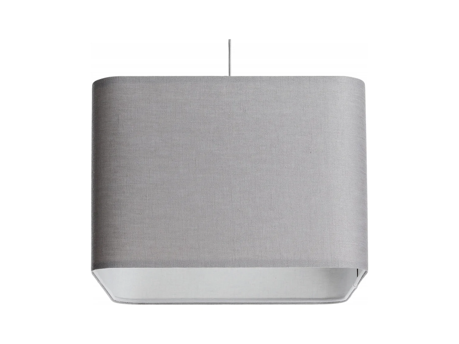 Suspension textile lin élégante - Hauteur 20 cm