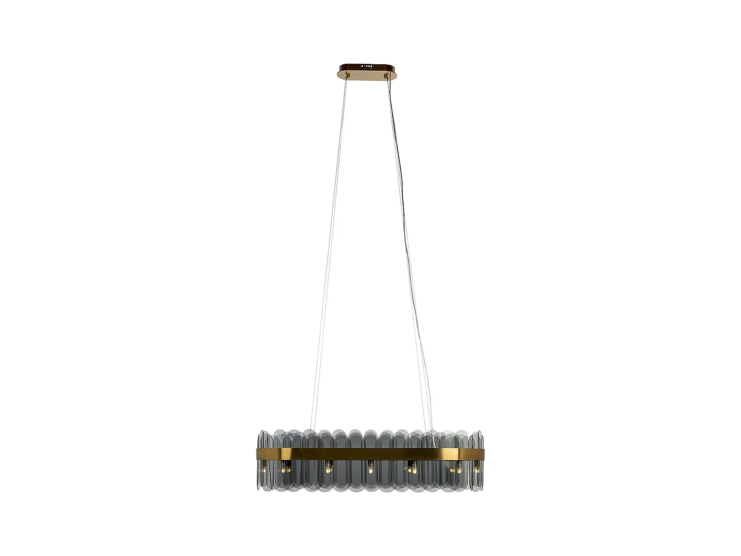 Lampe Suspension Julio Or Épuré