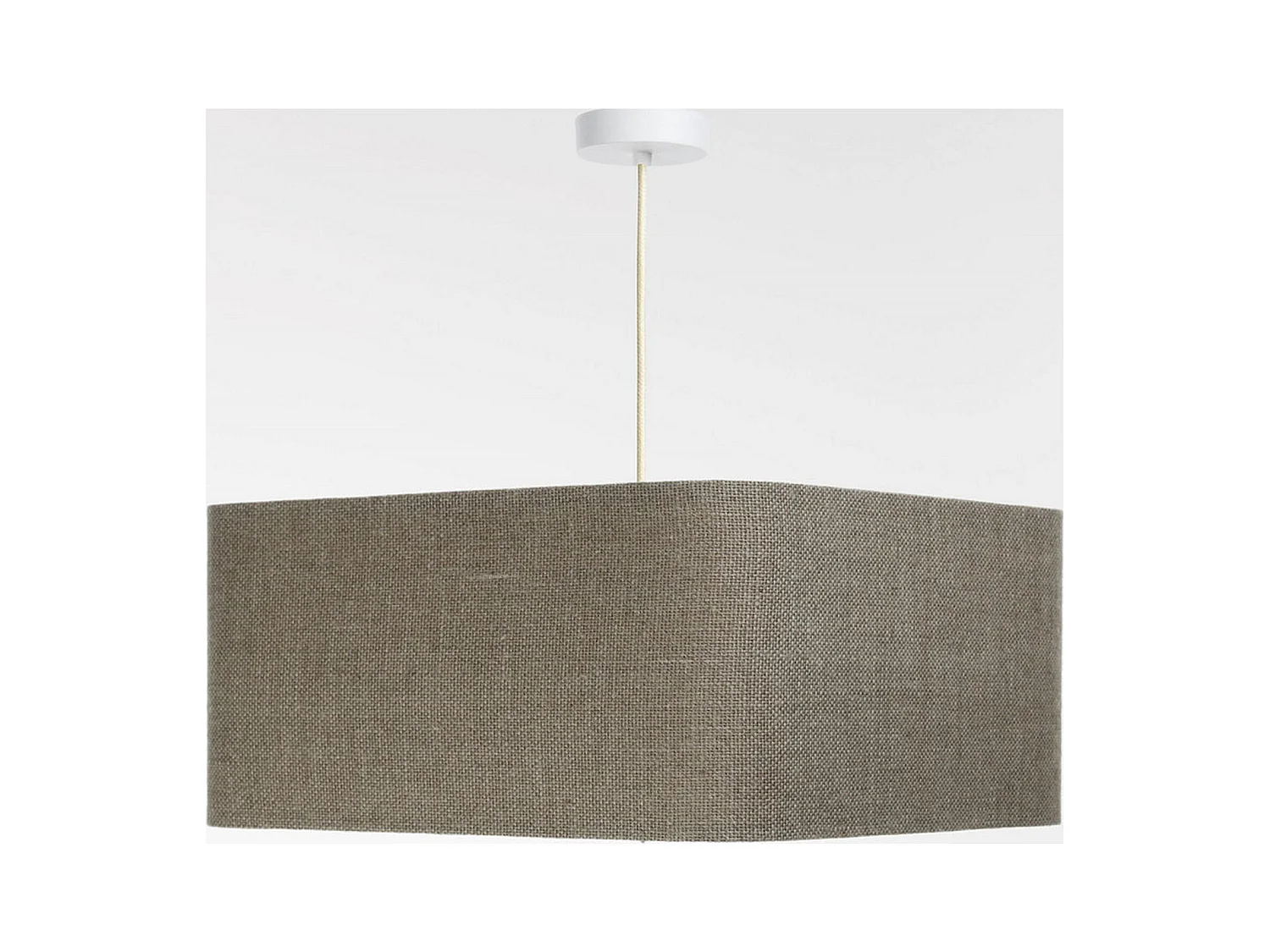 Suspension lin élégant et intemporel - Hauteur 20 cm