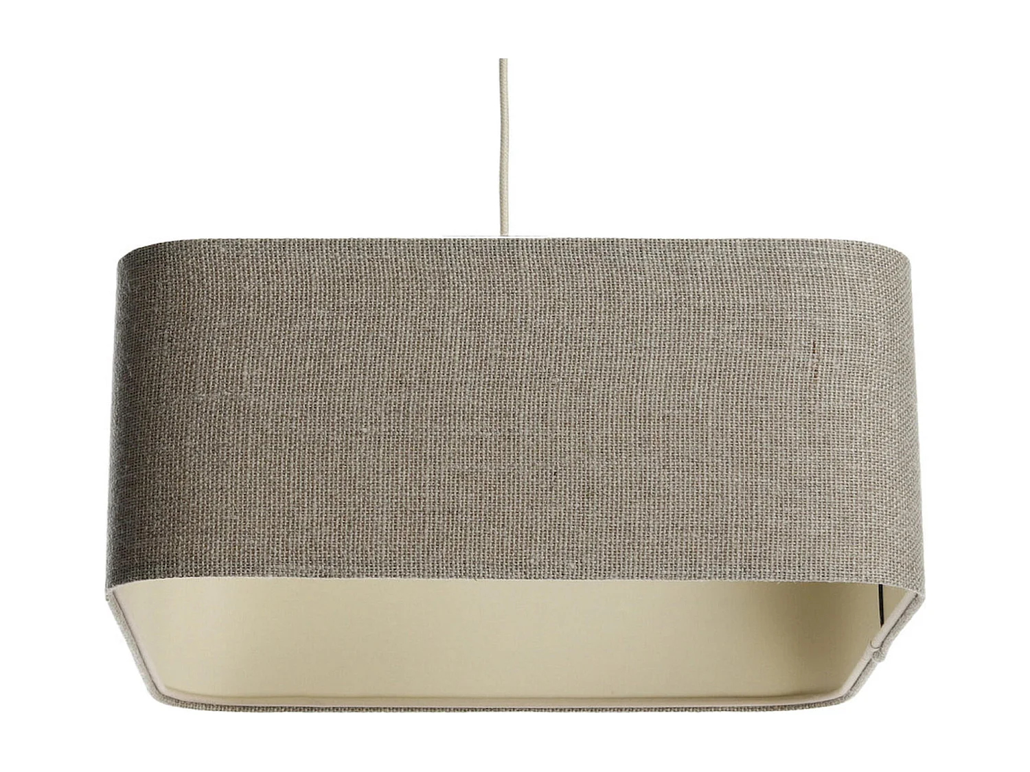 Suspension lin élégant et intemporel - Hauteur 20 cm