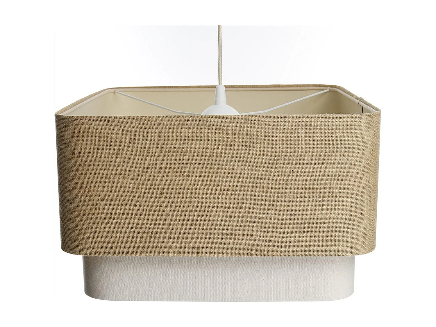 Suspension tendance en toile bicolore