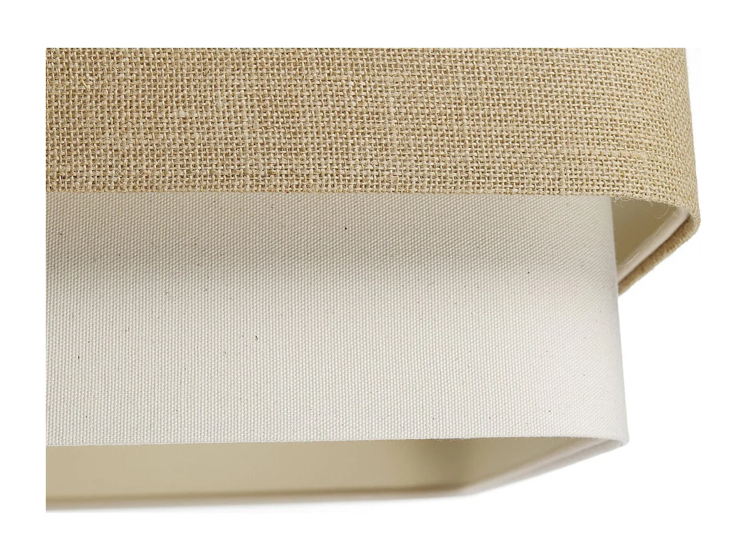 Suspension tendance en toile bicolore