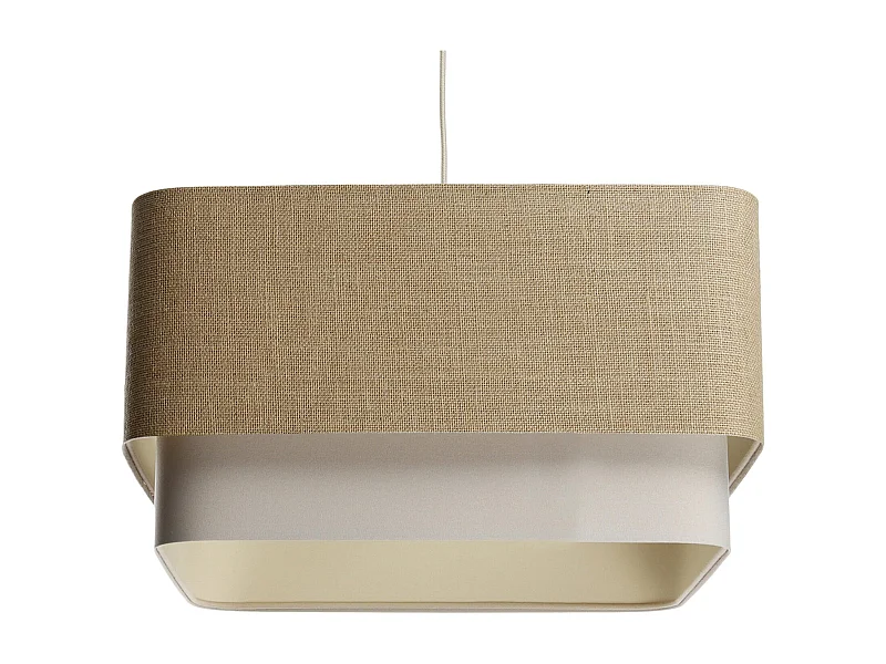 Suspension tendance en toile bicolore