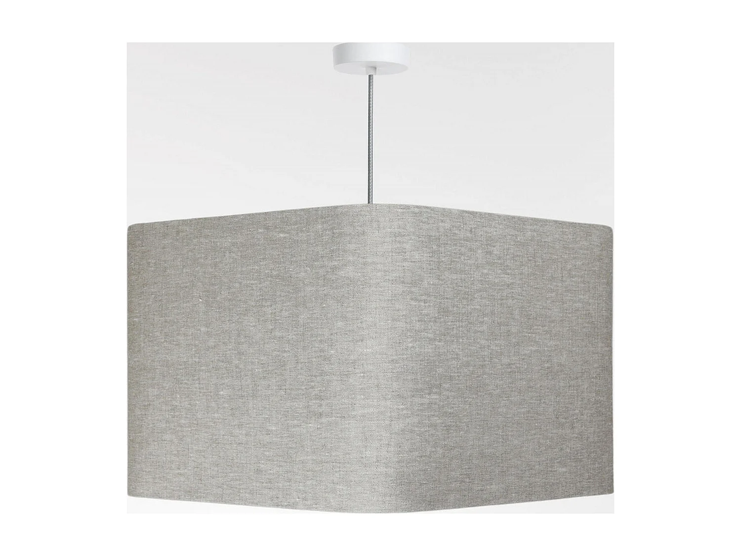 Suspension textile lin épurée pour intérieur moderne - Hauteur 30 cm