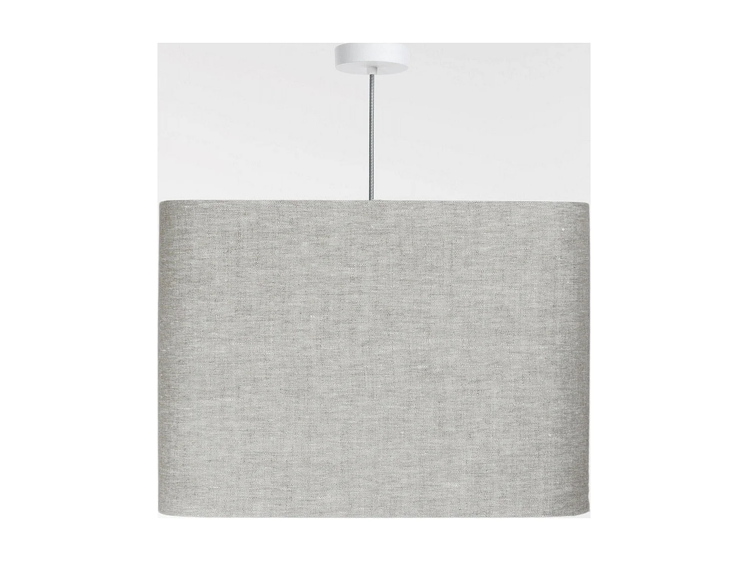 Suspension textile lin épurée pour intérieur moderne - Hauteur 30 cm