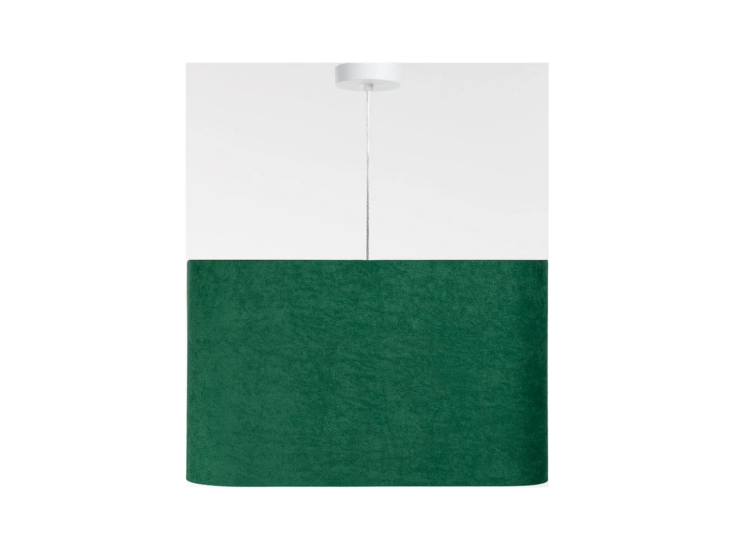 Suspension élégance velours et lumière dorée - Hauteur 25 cm