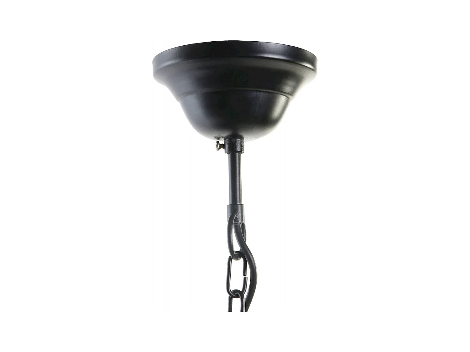 Suspension chic industrielle fer et bois