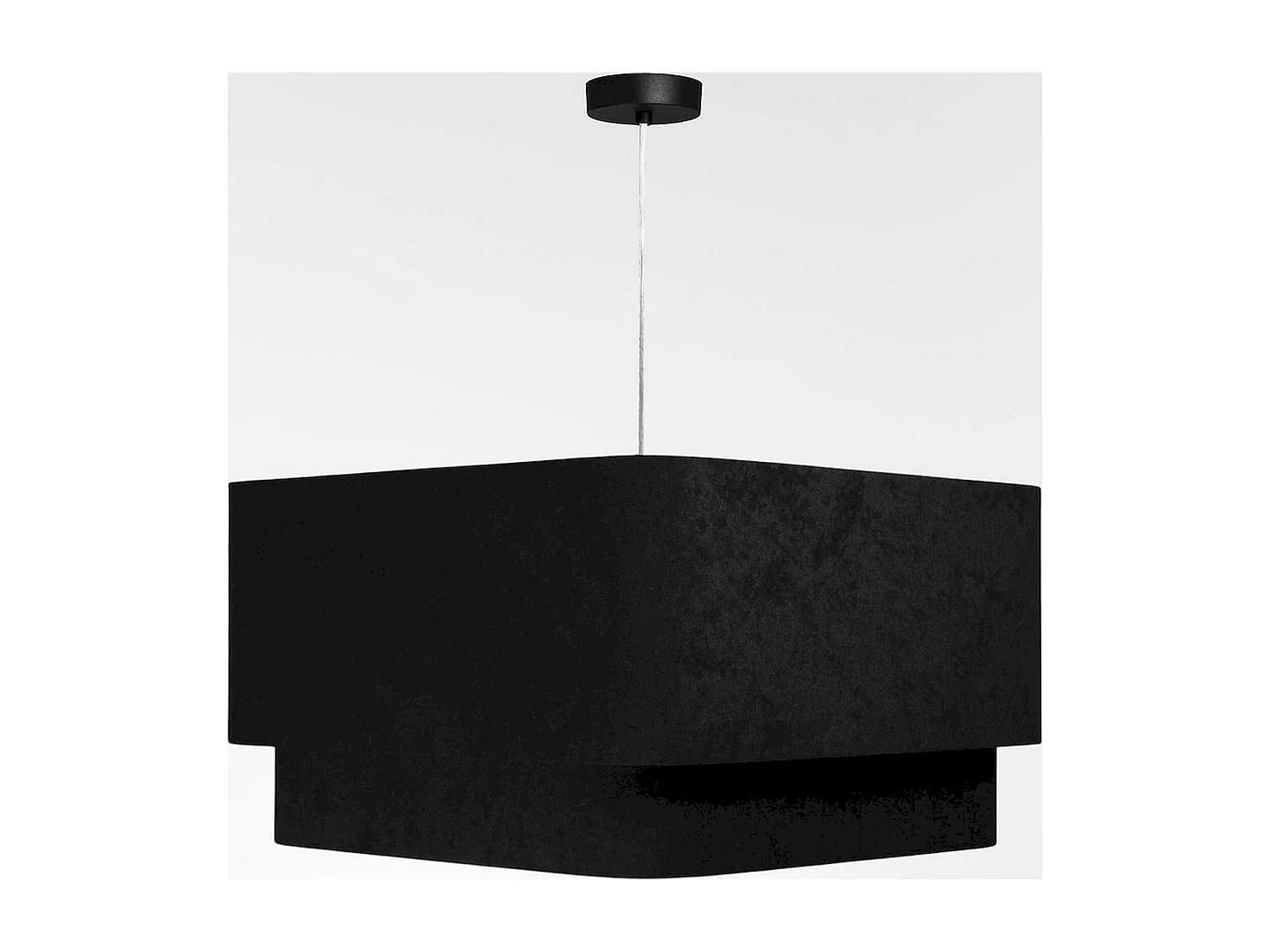 Suspension élégance tactile en velours