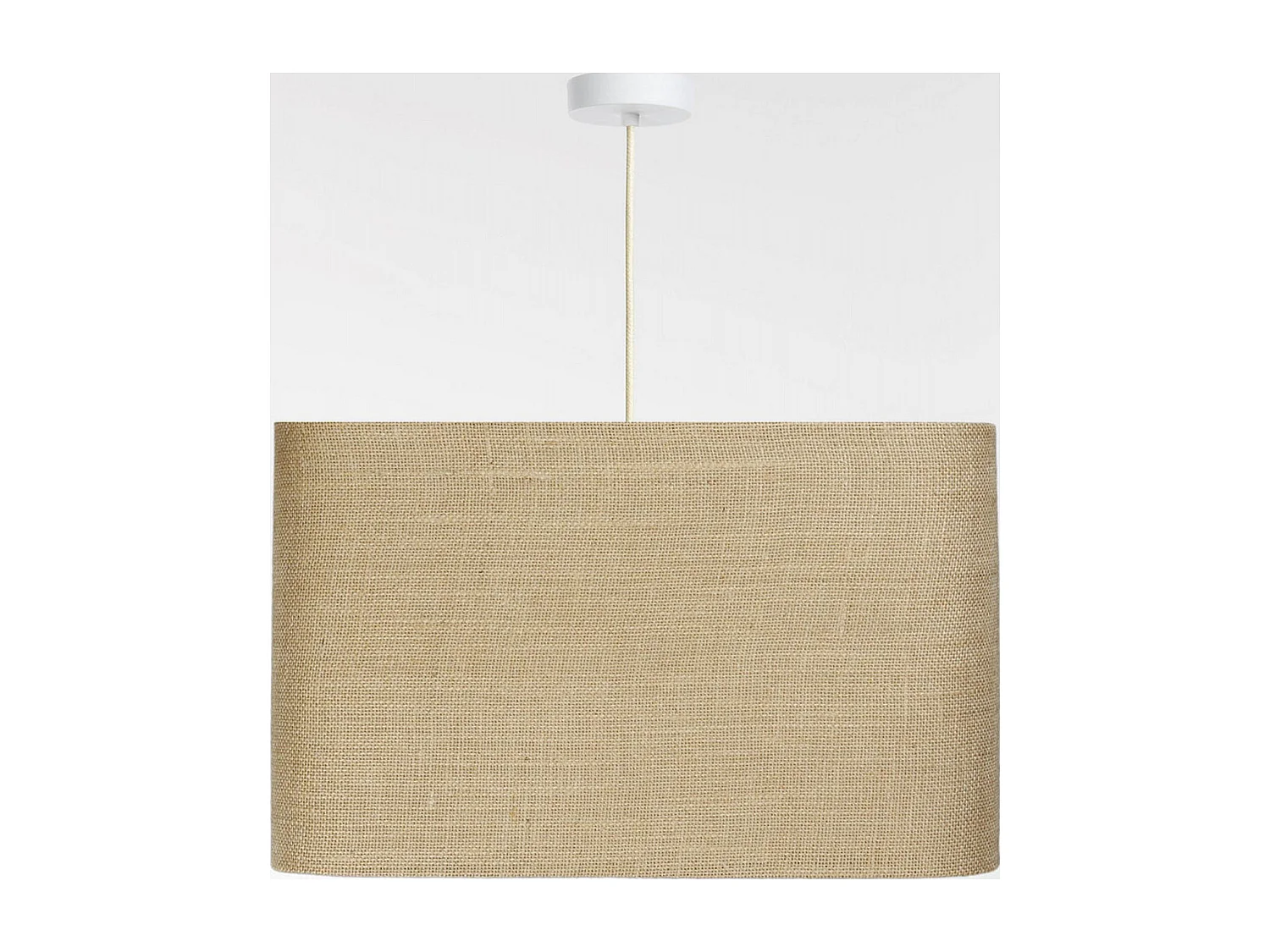 Suspension tendance en jute naturel - Hauteur 30 cm