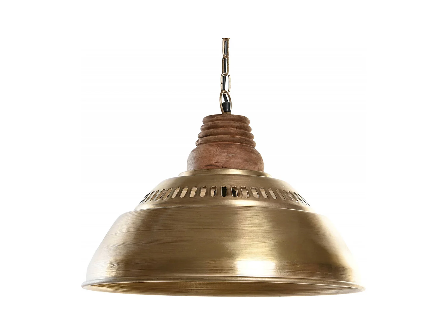 Suspension élégance dorée style industriel chic