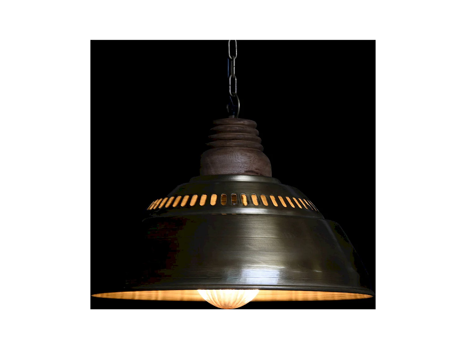 Suspension élégance dorée style industriel chic