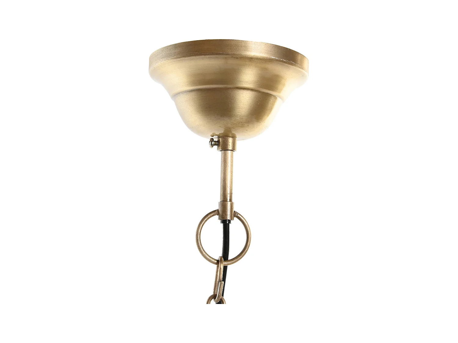 Suspension élégance dorée style industriel chic