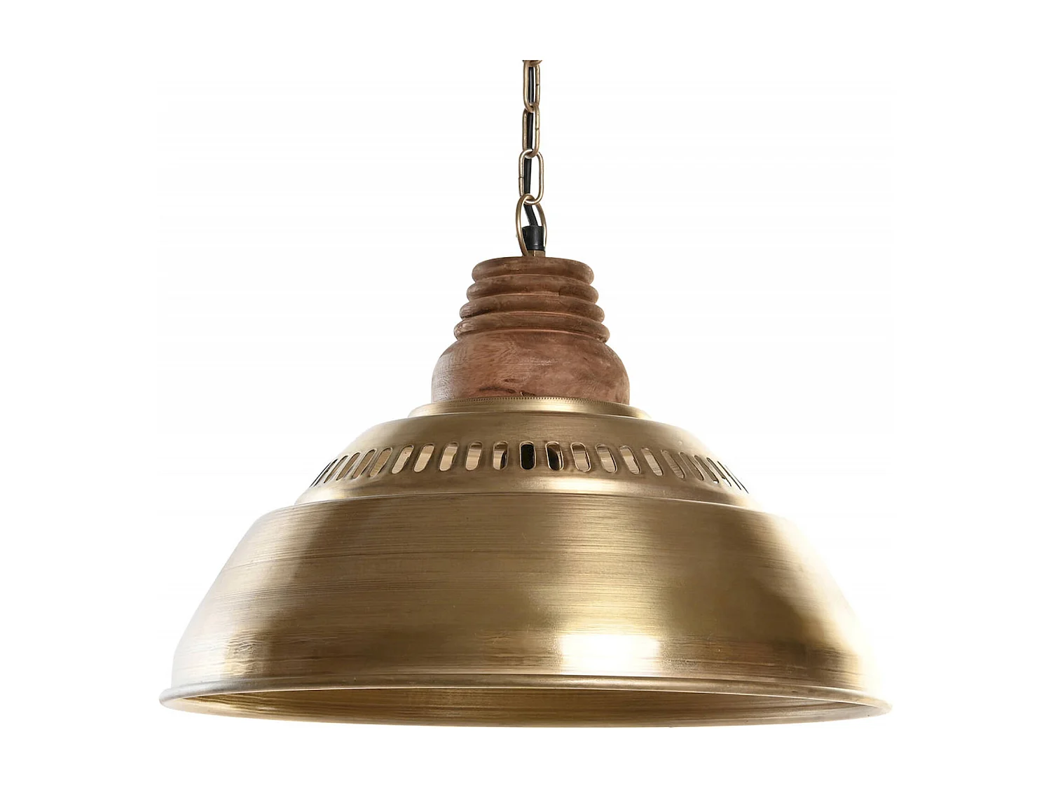 Suspension élégance dorée style industriel chic