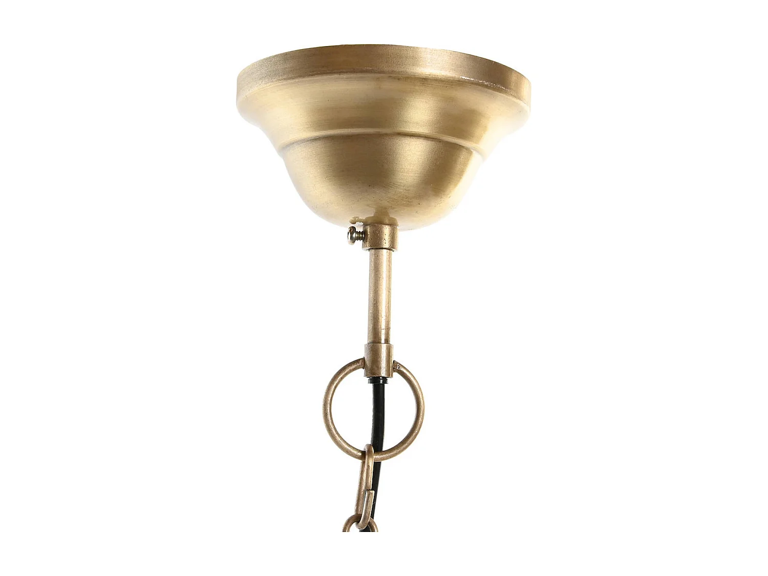 Suspension élégance dorée style industriel chic