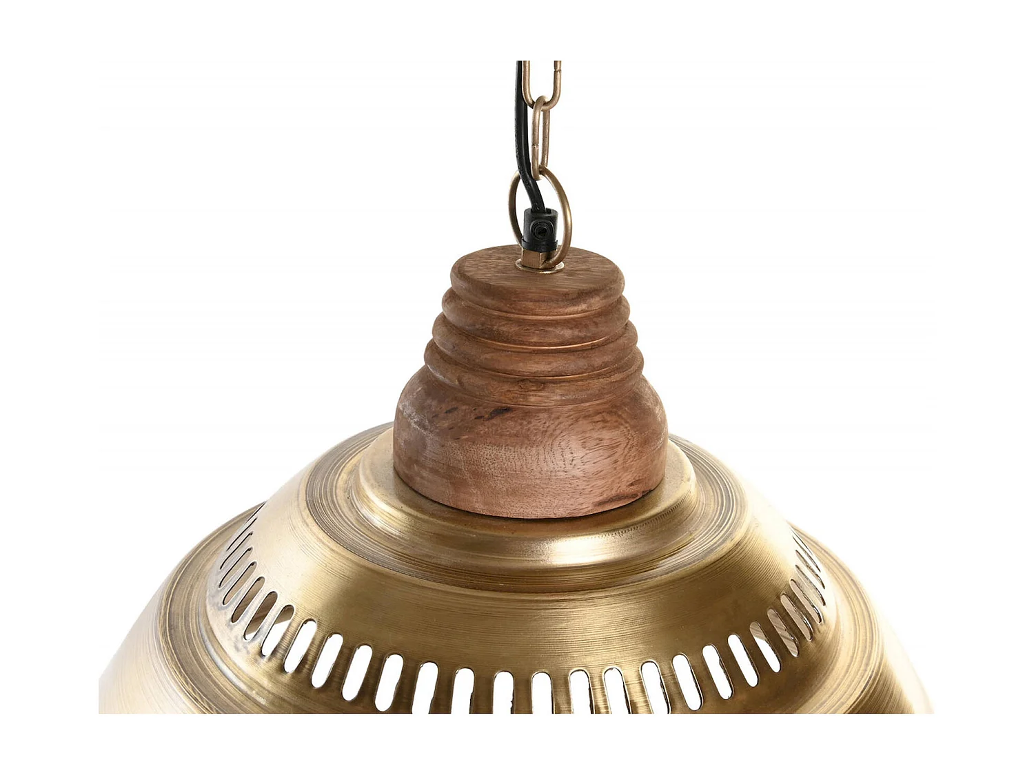 Suspension élégance dorée style industriel chic