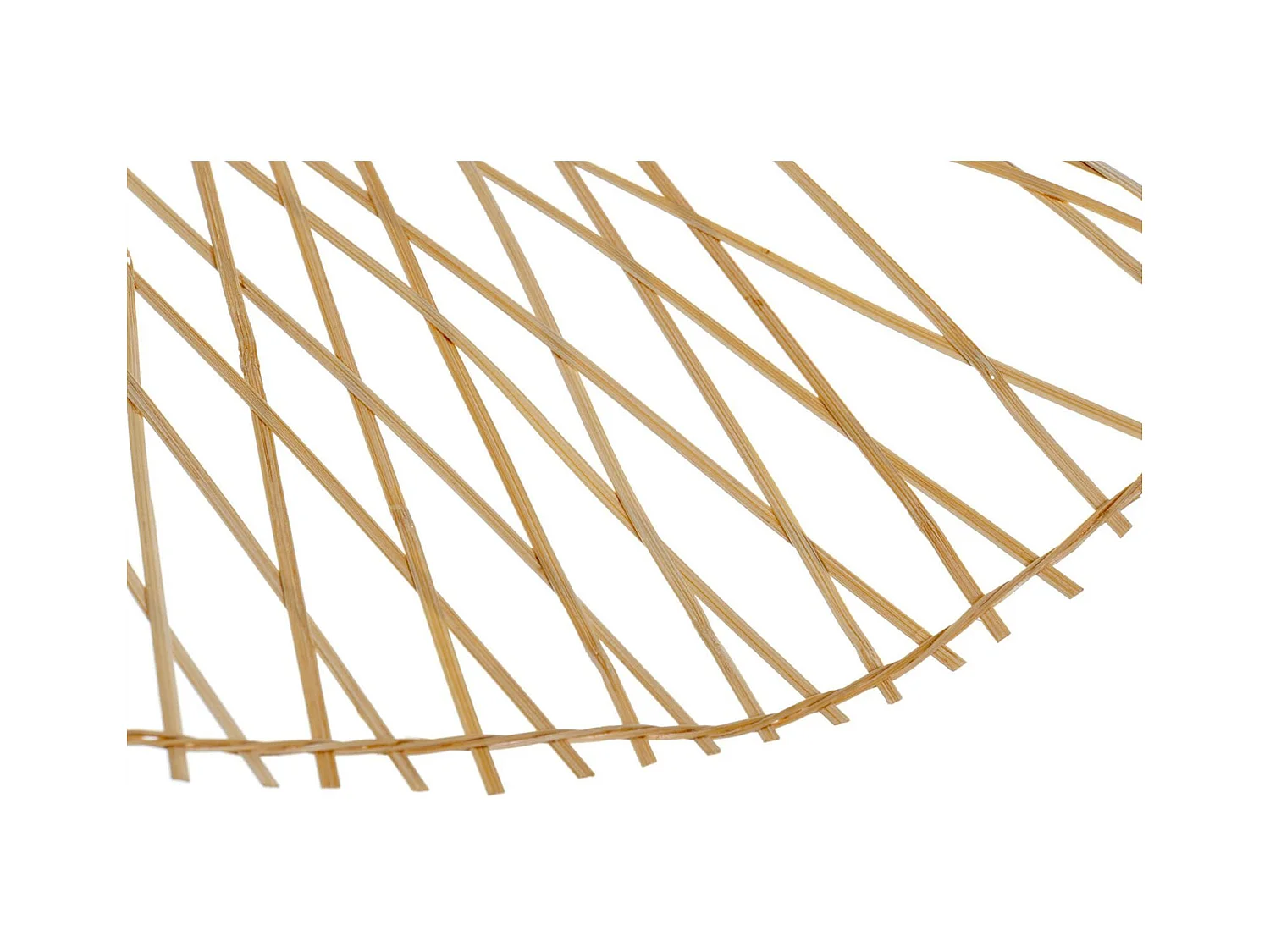 Suspension élégante en bambou pour intérieur design