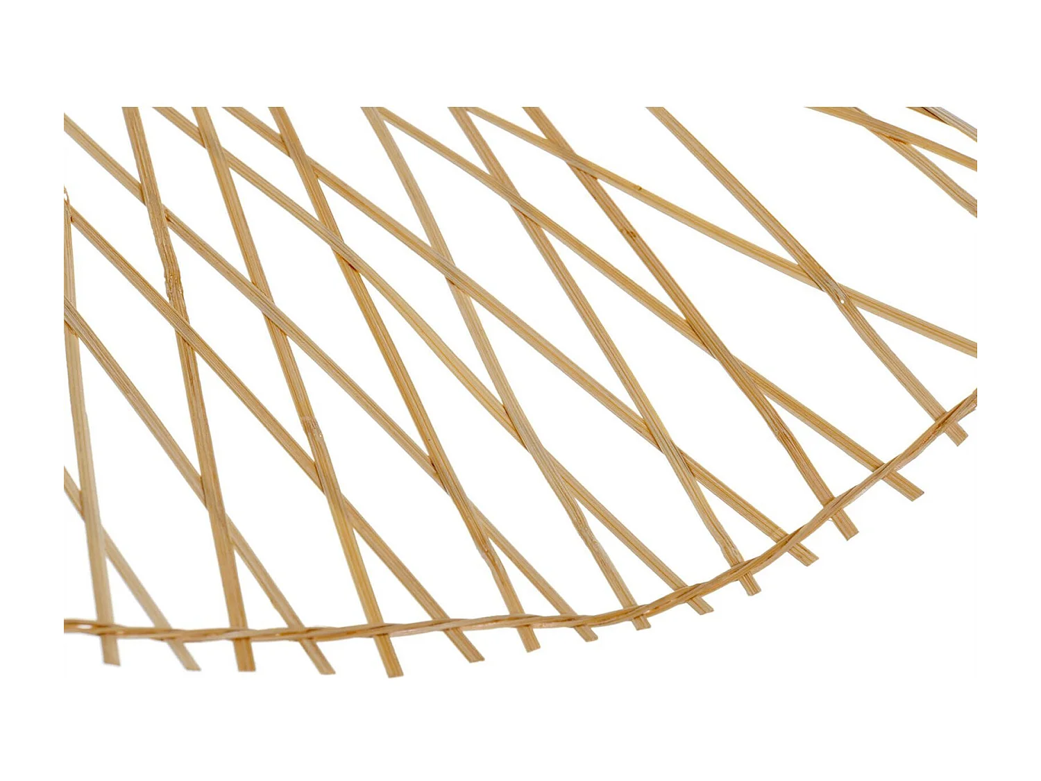 Suspension élégante en bambou pour intérieur design