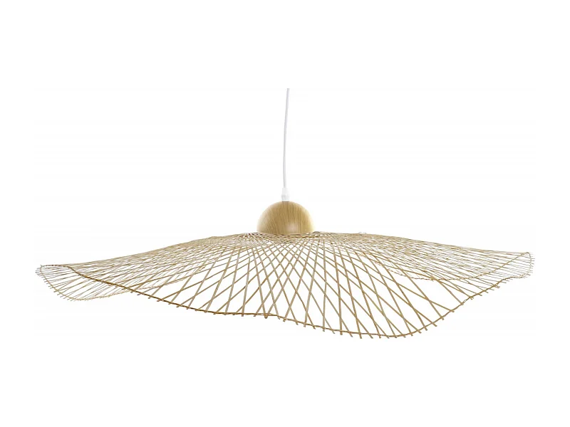 Suspension élégante en bambou pour intérieur design