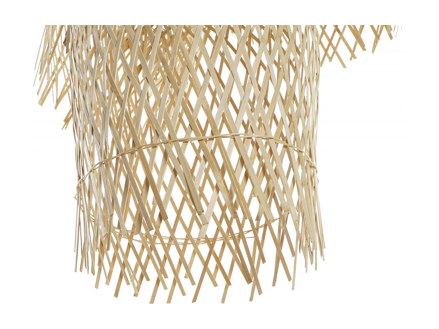 Suspension bambou métal chic pour ambiance cosy