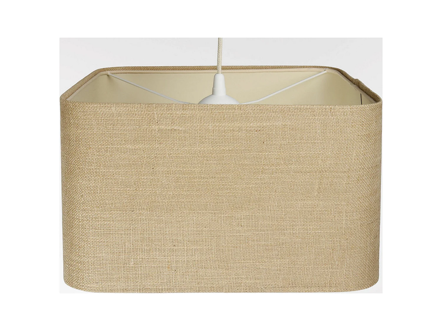 Suspension tendance en jute naturel - Hauteur 25 cm